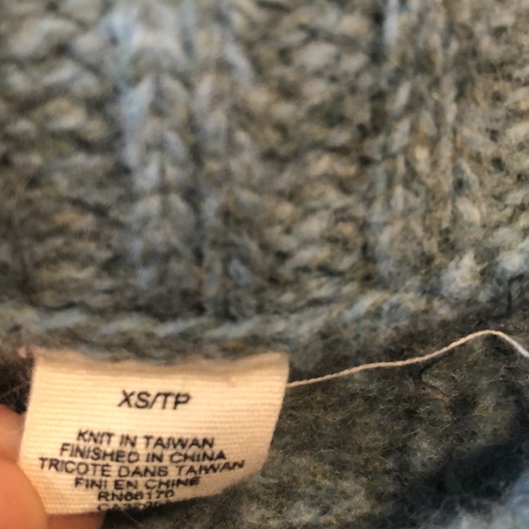 Cottagecore wool sleeping on snow button down sweater - Picture 6 of 9